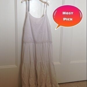 Pinky girls size 14 white dress NWOT